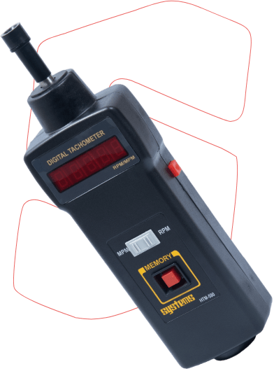 HTM 590 Contact Type Digital Tachometer