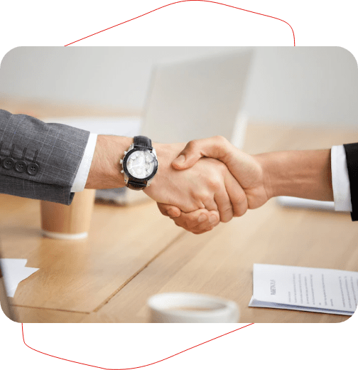 Clients Shaking Hand Image